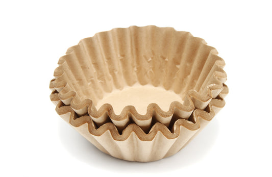 8-12 Cup Basket Coffee Filters (Natural Unbleached, 100 COUNT